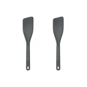 2PK Zyliss Easy Lift Turner Silicone Spatula Kitchen Utensil 6x30cm Grey