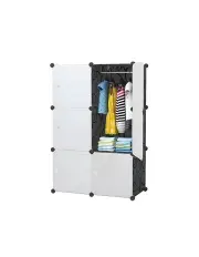 [SOGA] 3 Tier 6-Cube Portable Storage Organiser in White