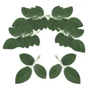 Small Rose Fake Leaves 50 Pcs Artificial Plants Greenery Decorations
