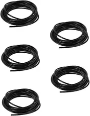 Angoily 5pcs Silicone Flexible Tubing Home Brewing Hose Aquarium Tubing Safe Food Beverage Transfer