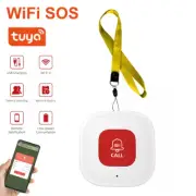WiFi Emergency Call Button Smart TUYA SOS Caregiver Pager Phone Alert Transmitte