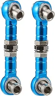HOMOCONO 2pcs Aluminum Linkage Steering Rod for Rc Truck Turnbuckle Rod Replacement Tie Rod Linkages
