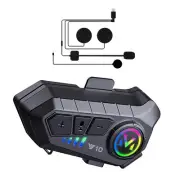 HiFi Bluetooth 5.3 Voice Control Wireless Headphone Motorcycle Helmet Headset