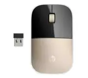 HP Z3700 Wireless Computer Mouse with USB Dongle-Gold-NEW-E234098