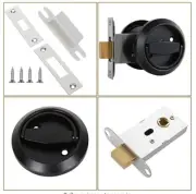 Privacy Pocket Door Hardware - Matte Black (New in Box)