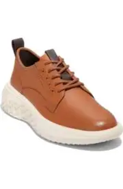 Cole Haan ZeroGrand Plain Toe Derby Sneaker British Tan Men's 10