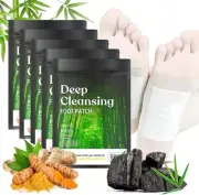 Detox Foot Patches Up to 500PCS Bamboo Charcoal Ay Tsao Natural Vinegar Ginger
