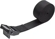 KICHOUSE Strap Tie Ties Nylon Lashing Strap Cargo Lashing Belt Black Nylon