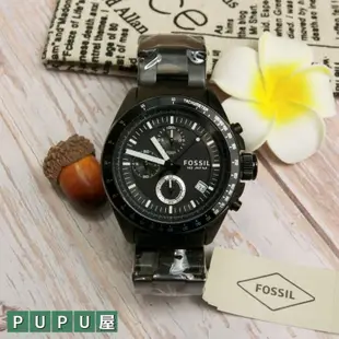 *PUPU屋* FOSSIL CH2601IE 三眼 不銹鋼 錶帶 手錶 腕錶 全新 現貨