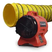 Baumr-AG 200mm (8 inch) Portable Axial Air Mover Blower Fan with 10m Ventilation