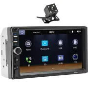 Double DIN Car Stereo Radio Carplay Android Bluetooth Touch Screen w/4LED Camera (for: Porsche)