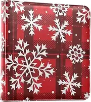 Red and White Christmas Snowflakes Photo Albums Picture Book For Photos Self Adhesive Scrap Book Photo Albums Photo Albums For 4x7