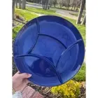 Tabitha Brown for Target Stoneware Ceramic Wave Divided Serve Plate Platter