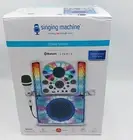 Karaoke Machine System Singing Bluetooth System Microphone Light All In One NEW