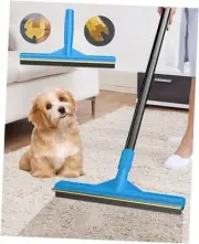 Carpet Rake for Pet Hair Removal,Adjustable Handle Carpet Rake Cat Extra Large
