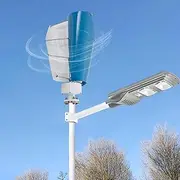HENGJINGTR 10000W Wind Turbine Generator, Helix Maglev Axis Windturbine Vertical Windmill Suitable for Terrace,Marine,Motor Home(With Controller),24v