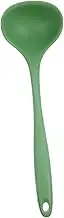 MOTHNUR Silicone Ladle Spoon with Long Handle Heat Resistant Serving Spoon for Soup Porridge and More Kitchen Tool Random Colors for Everyday Use