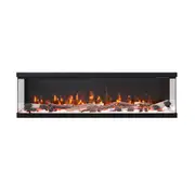 Langham 1600W 3-Sided 65 Inch Extra Deep Electric Fireplace