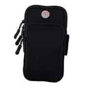 Phone Holder for Running Armband iPhone 15 14 13 12 11 Pro Max XS XR X 1-Black