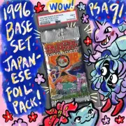 Pokémon 1996 Japanese Booster Pack 291 Vintage PSA 9 MINT Factory Sealed