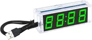 OTOTEC 1 Set DIY Electronic Alarm Clock Soldering Practice Project 4 Digit Digital Clock DIY Kit DIY Electronic Clock Kit Multifunctional Digital Clock Assembly