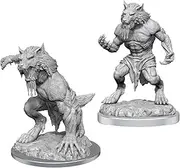 Wizkids Critical Role Unpainted Fey Werewolves Miniatures
