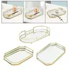 Dresser Makeup Tray Decorative Vanity Tray for Kitchen Tableware Vanity Desk