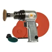 Geiger 5" Orbital Disc Sander Kit With Adaptor & 2x Roloc Dics GP1204R