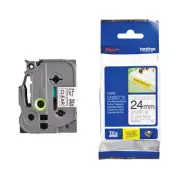 Brother TZe P-Touch Labelling Tape 24mm x 8m Black on Clear TZES151