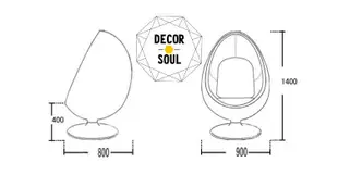 DS北歐家飾§設計復刻 LOFT工業風 飛行太空鋁金屬牛皮單椅Egg chair辦公椅 蛋椅 單人沙發裝潢復古仿舊鄉村風