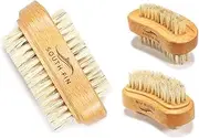 FOMIYES Nail Cleaning Brush Bristle Nail Brush Manicure Toe Cleaning Brush Wooden Toe and Finger Nail Brush Nail Clean up Brush Nail Cleaning Tool Nail Bristles Body Bamboo