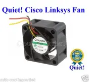 Super Quiet Cisco Linksys SRW2008P FAN, 1x new Sunon MagLev fan 18dBA Noise