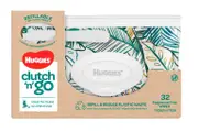 Huggies Wipes "clutch'n'go" Fragrance Free 5 Packs of 32