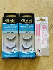 2 x new Manicare Hydro Lash “Sara” Style (new glue included also for extra hold)