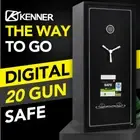 KENNER 20 GUN SAFE FIREARM RIFLE STORAGE LOCKBOX LOCK BOX STEEL CABINET