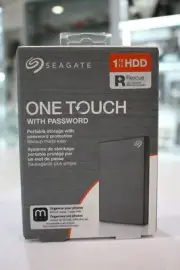 Seagate One Touch 1TB External Hard Drive - Space Grey