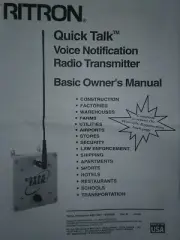 Ritron RQT-450 Quick Talk Voice Notification Radio Transmitter Security GMRS UHF
