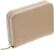 [MOBUTOFU] Card Holder Wallet with Zipper Portable Coin Storage Bag for Men and Women Compact Design for Credit Id and Business Cards for Travel and Everyday Use