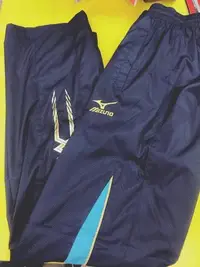 在飛比找Yahoo!奇摩拍賣優惠-MIZUNO 男款 秋冬 休閒 運動 平織 防風 直筒 長褲