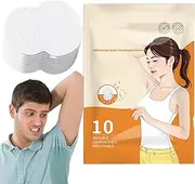 Mirpuytn Sweat Pads for Under Arms | 10 Pieces Arm Pit Sweat Guards | Personal Care Supplies for Men Shoulder Neck Back Wearing Sports Summer Dress Shirt Game