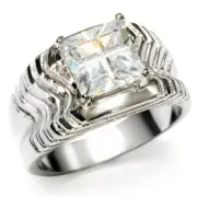 Wedding Rings for Women Engagement Cubic Zirconia Promise Ring Set for Her TK028