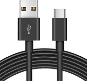 5M Long USB C Cable, Durable USB A to USB C Charging and Data Sync Cord, Power Extension Cable for Any USB-C Enabled Security Cameras Phones Tablets and More(Black)