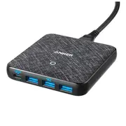 Anker Powerport Atom III 4 Port 65Watt Black Fabric