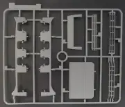 Dragon 1/35th Scale Sd Kfz 7 Halftrack - Parts Tree H from Kit No. 6918