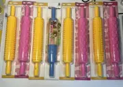 Embossed Rolling Pin Professional Dough Roller Fondant ROLLER (READ)