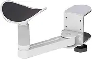 Desk Armrest Extender - Elbow Rest Holder | Portable Clamp-On Table Accessory for Workstation Chair Recliner Workbench