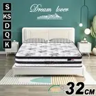 Queen King Single Double Bed Mattress top Pocket Spring Firm Foam DREAM LOVER