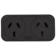 Click Right And Left Hand Double Adaptor - Twin Pack