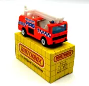 Matchbox MB63 Snorkel Orange Fire Engine Truck Rescue Unit Mint w/Collectors Box