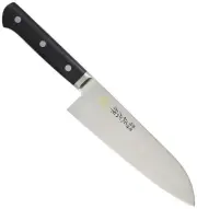 Masahiro MV Steel Honyaki Santoku Type (Double Edge) 17.5cm 14823